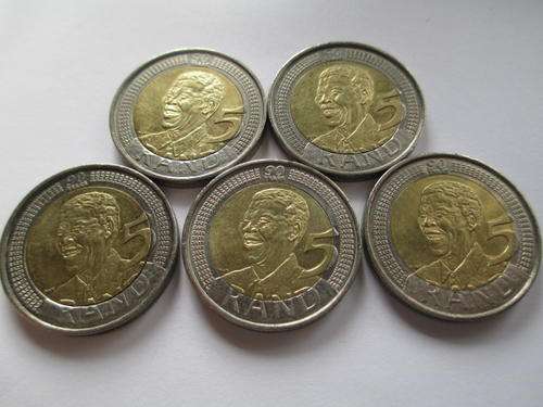 2008 Mandela birthday R5 x 5