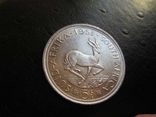 HIGH GRADE 1951  UNION OF SA CROWN
