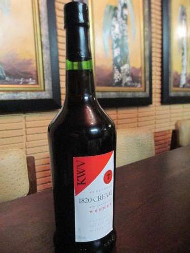 KWV 1820 CREAM SHERRY