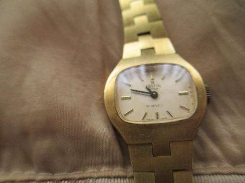 SWISS MADE 17 JEWELL DELFIN EDOX WINDING LADIES WATCH- FACE SIZE 25 MM