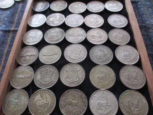 30 x UNION AND RSA CROWNS. VARIOUS DATES. NO 1952 OR 1959. ALL  DATED1951 AND LATER