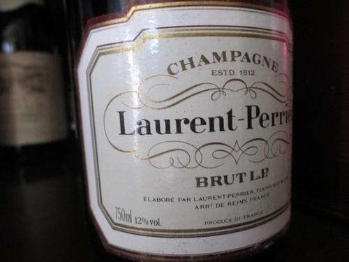 750 ML BOXED BOTTLE OF LAURENT-PERRIER  BRUT LP CHAMPAGNE FROM FRANCE