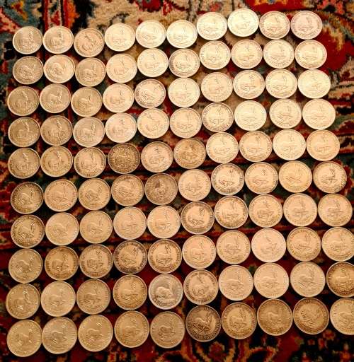 100 X SA UNION CROWN COLLECTION Dates 1947 - 1950 .PLEASE READ DESCRIPTION