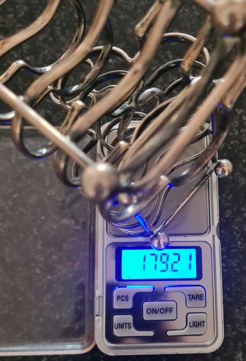 2 x Antique sterling silver toast racks. Weight a heavy 179, 21 grams sterling silver