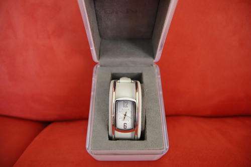 DKNY White Strap Ladies Watch