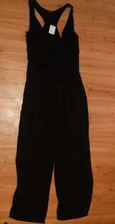 Free2bU - Black Cotton Jump Suit - size 10