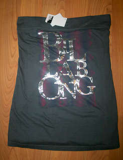 Billabong - Grey Boobtube Top - Size 10