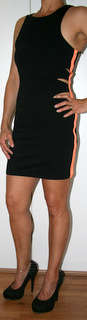 Free2bU - Black Cut Away Detail Cocktail Dress - Size 8