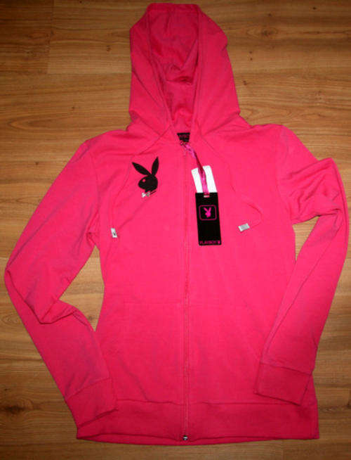 Playboy - Pink Zip through  "Playmate of the year Hoodie - Small
