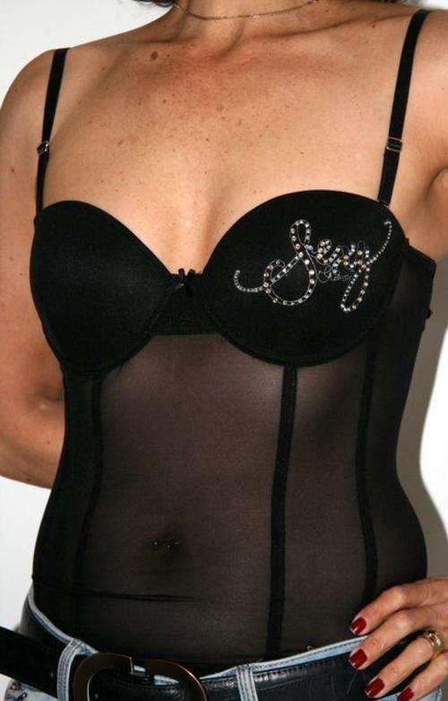 Guess - Black Bustier  - size 36D