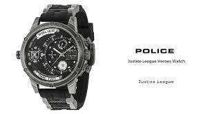 POLICE AND JUSTICE LEAGUE TEAM UP FOR LIMITED EDITION WATCHES