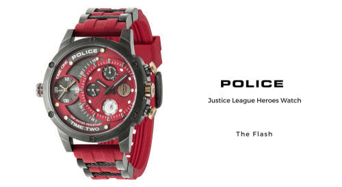 POLICE AND JUSTICE LEAGUE TEAM UP FOR LIMITED EDITION WATCHES