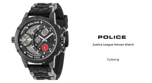 POLICE AND JUSTICE LEAGUE TEAM UP FOR LIMITED EDITION WATCHES