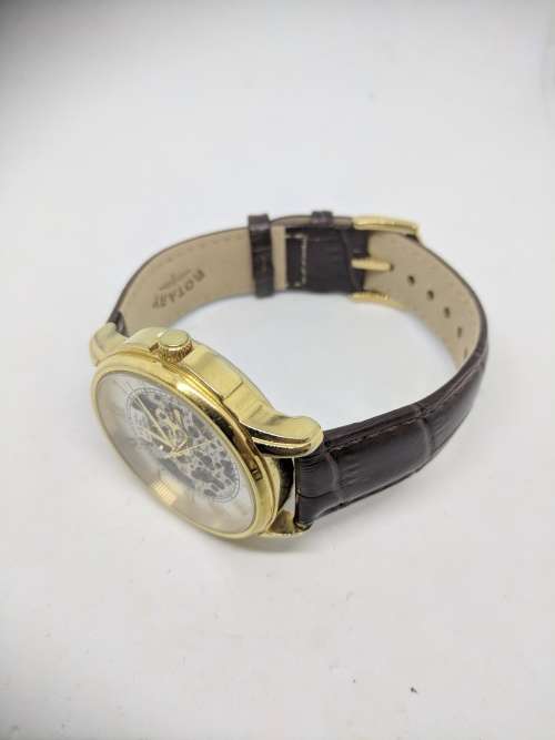 Rotary Mens Silver Tone Steel Skeleton AUTOMATIC Watch GS03862/01