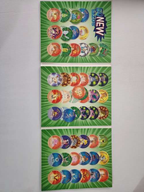 Pokémon Tazos Collection Album 3 - Limited Edition - Complete with