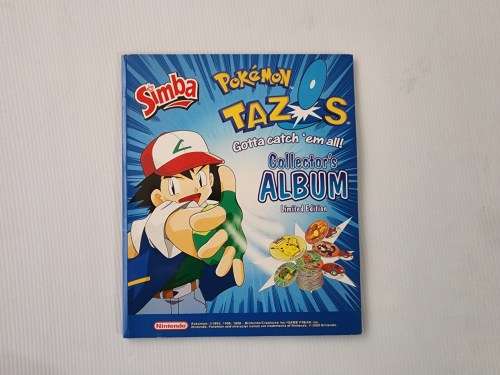 Simba Pokemon Tazos Collectors Album Complete Limited Edition