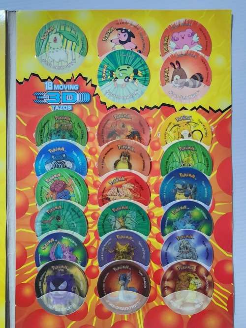 Pokémon Tazos - New Generation Collectors Album - Limited Edition