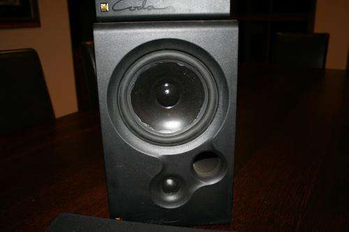 Kef Coda 8 bookshelf speakers 100 watts - service/resurrounded 3 month ago as new