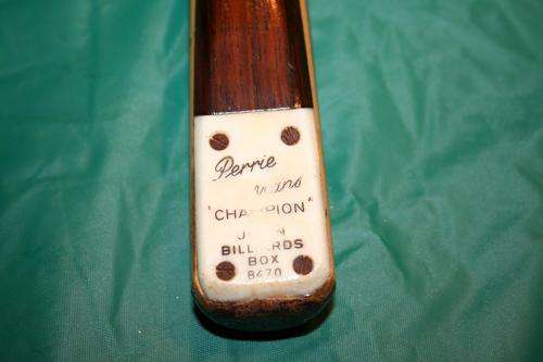 Pierre Mans Snooker Cue - 'Champion' Cue Union Billards