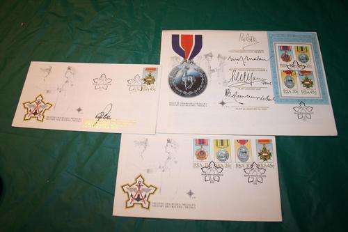 Pro Patria 1st day cover set - designer, PW Botha , 1st recipient etc