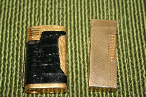 Crown Rex and Dunhill Lighters