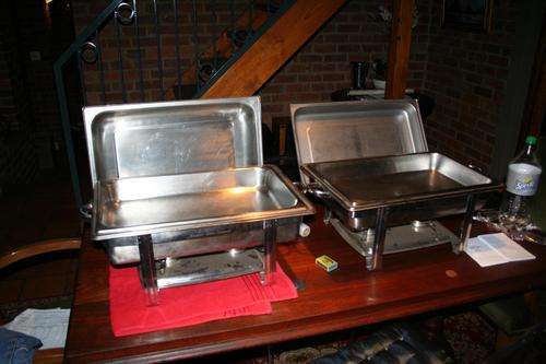 Sunnex Chafing Dishes - stackable - double