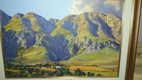 LARGE TED HOEFSLOOT OIL (SCENE NEAR SWELLENDAM)