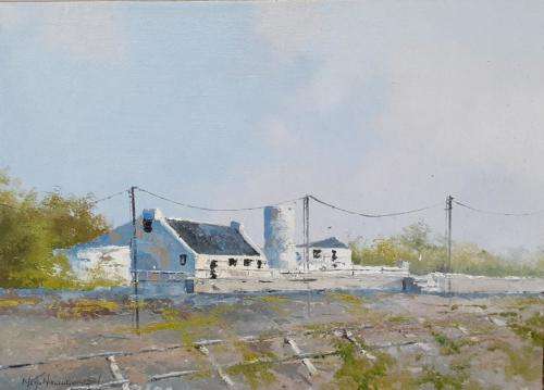 Neil janse van NIevenhuizen SIGNED oil on canvas on board 35 x 25 cm