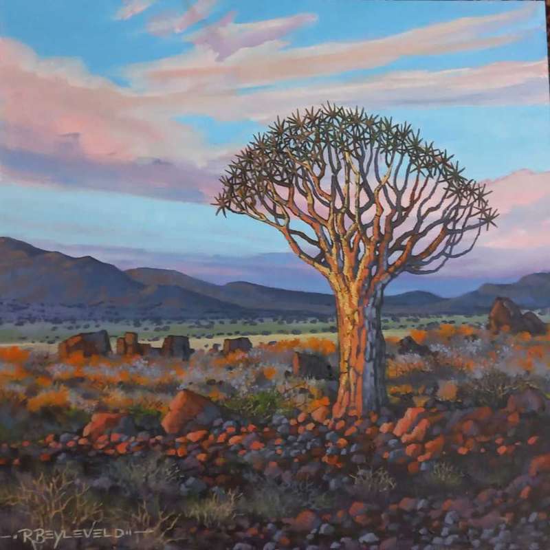 Richard Beyleveldt unframed 40 x 40 cm