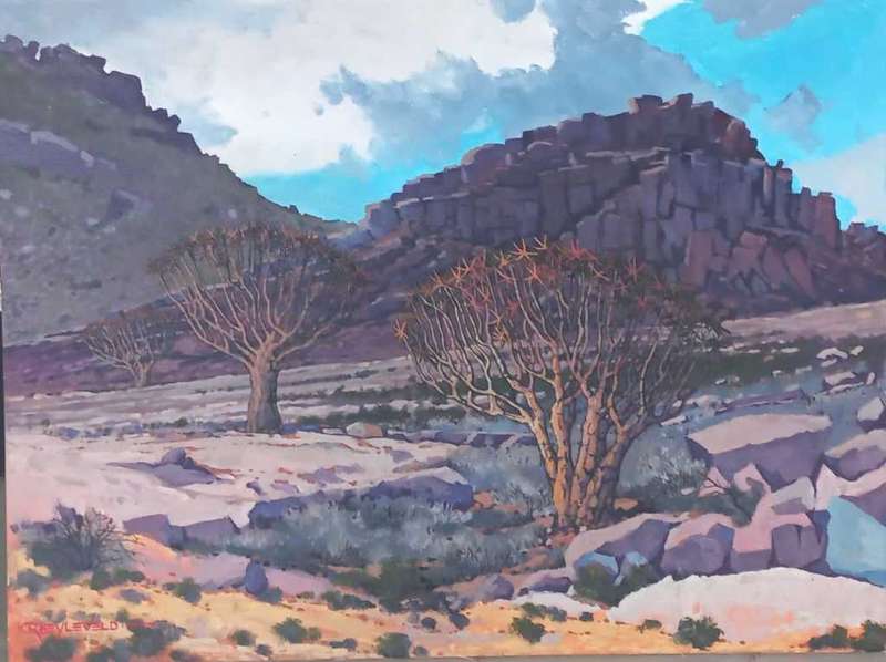 Richard Beyleveldt Unframed 60  x 45 cm