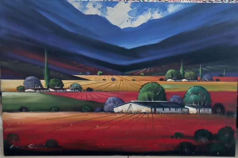 Emile Cronje Unframed 90 x 60 cm