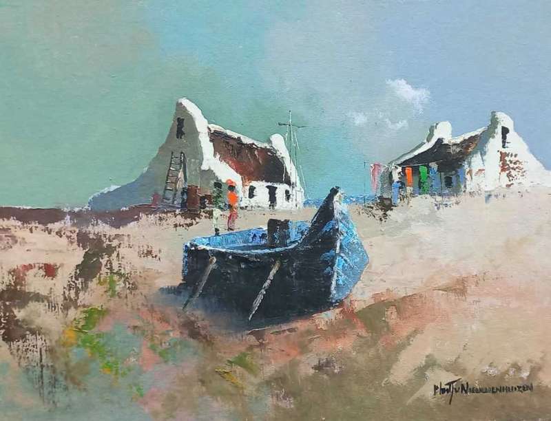 Neil janse  Van Nieuwenhuizen Oil on Canvas on Board 40  x 30 CM