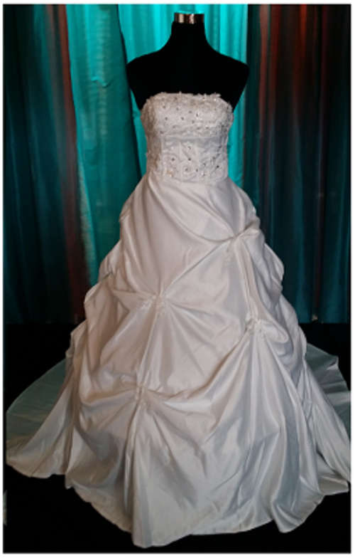 Lace-Up Back Princess Wedding Dress