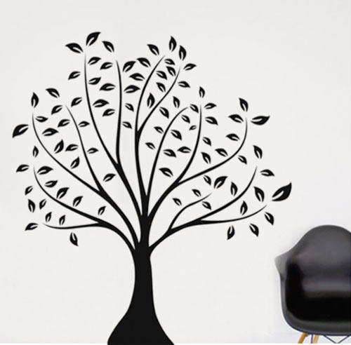 ***HOT! - Special Offer!*** VINYL DECAL - Beautiful Black Tree - Medium