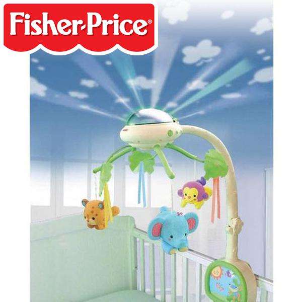 FISHER PRICE RAINFOREST DREAMS MOBILE WITH REMOTE