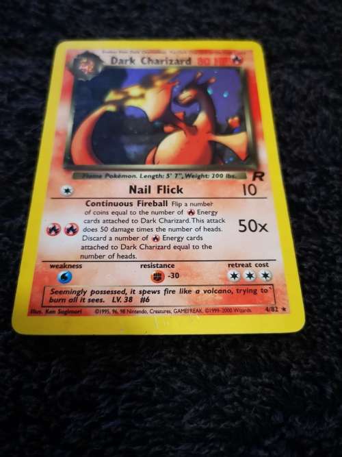 DARK CHARIZARD HOLO and SCYTHER HOLO POKEMON CARDS