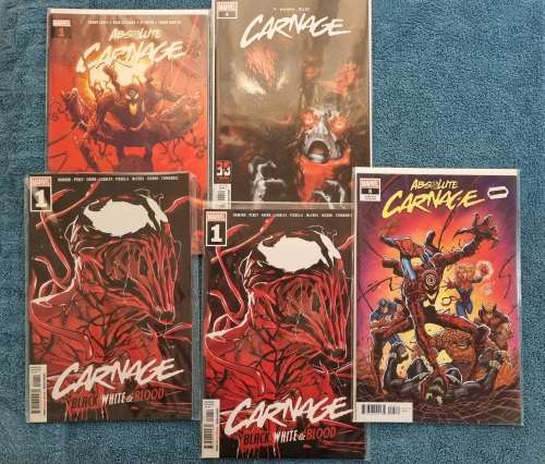 Marvel  comics carnage bundle