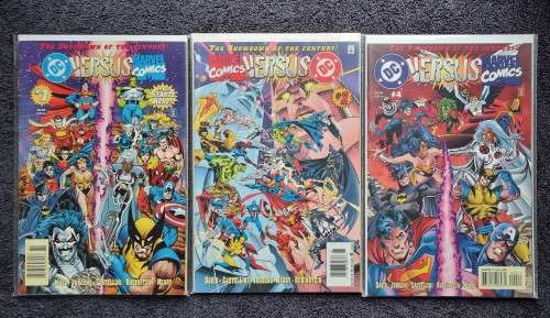 Marvel vs DC comic set