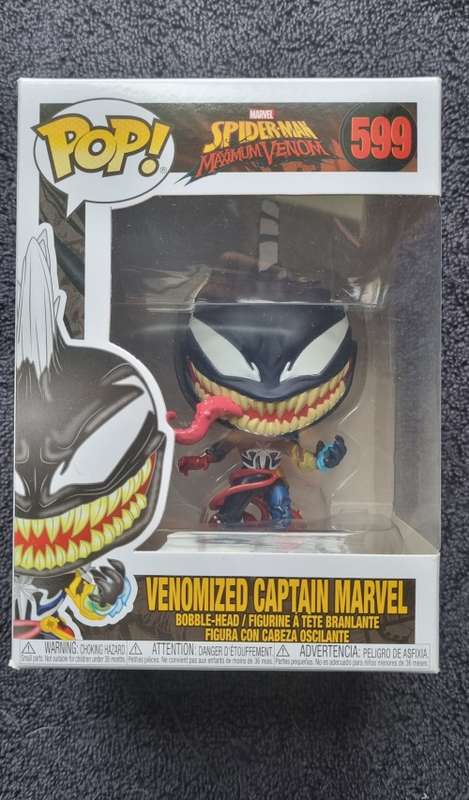 Funko POP venomized captain marvel