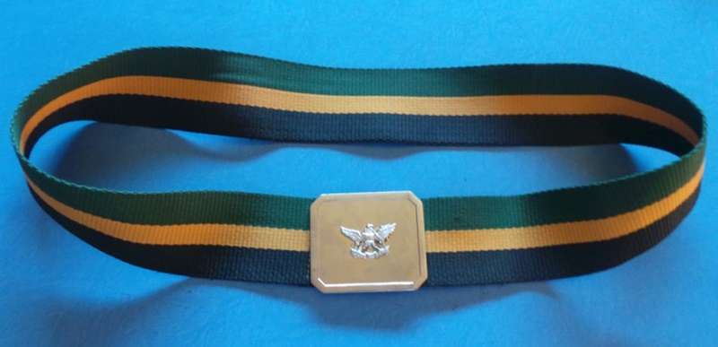 STABLE BELT - REGIMENT DE WET KROONSTAD - POSTAGE SAPO - R60 - POSTNET R110