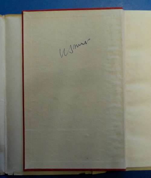 SIGNATURE JAN SMUTS IN BOOK OUMA SMUTS