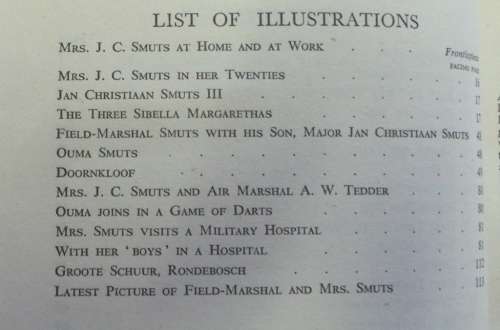 SIGNATURE JAN SMUTS IN BOOK OUMA SMUTS