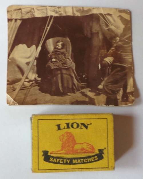 BOER WAR - CONCENTRATION CAMP -  SAD POST MORTEM PHOTO