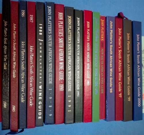 For SBenden only. JOHN PLATTER`S WINE GUIDE - 24 X BOOKS