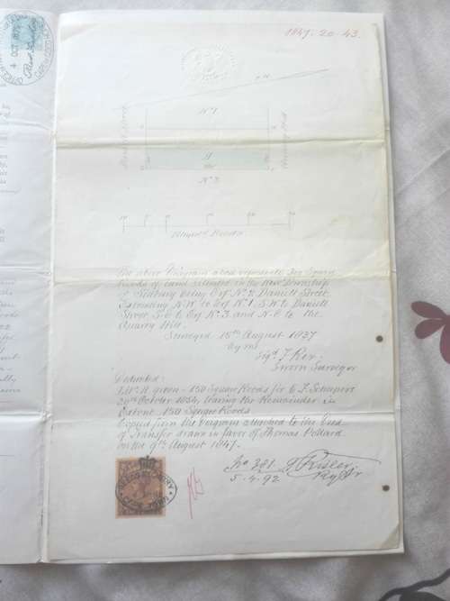 CAPE HOPE REVENUES ON DEED - THOMAS CHARLES SCANLEN