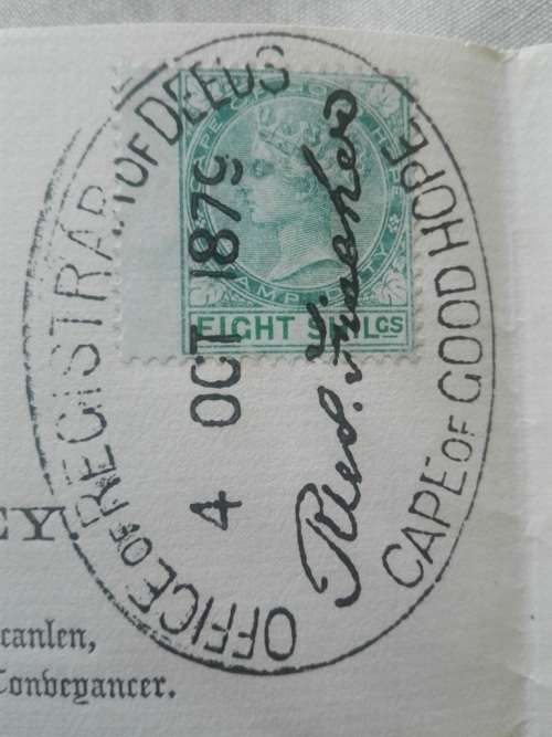 CAPE HOPE REVENUES ON DEED - THOMAS CHARLES SCANLEN
