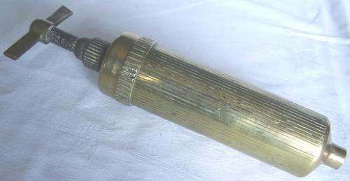 OLD BRASS GREASE GUN