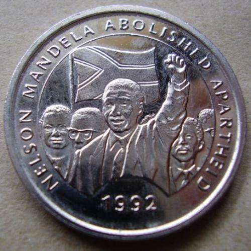 NELSON MANDELA ABOLISHED APARTHEID TOKEN - 1992
