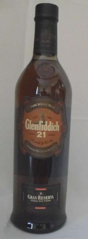 *** REDUCED *** GLENFIDDICH 21 YEAR OLD SINGLE MALT SCOTCH WHISKY - CUBAN RUM FINISH CASKS