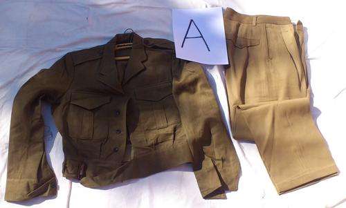 OLD ARMY BUNNY JACKET AND LONG PANTS - LOT A -  POSTAGE R45